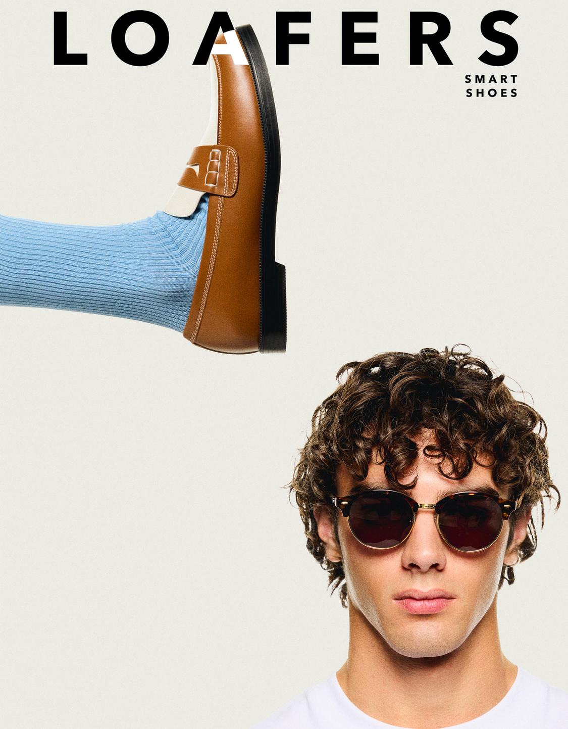 Contrast loafers