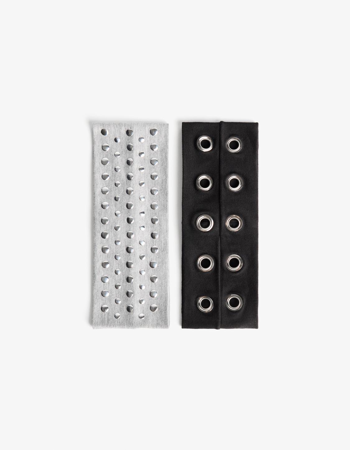 2-pack of studded headbands