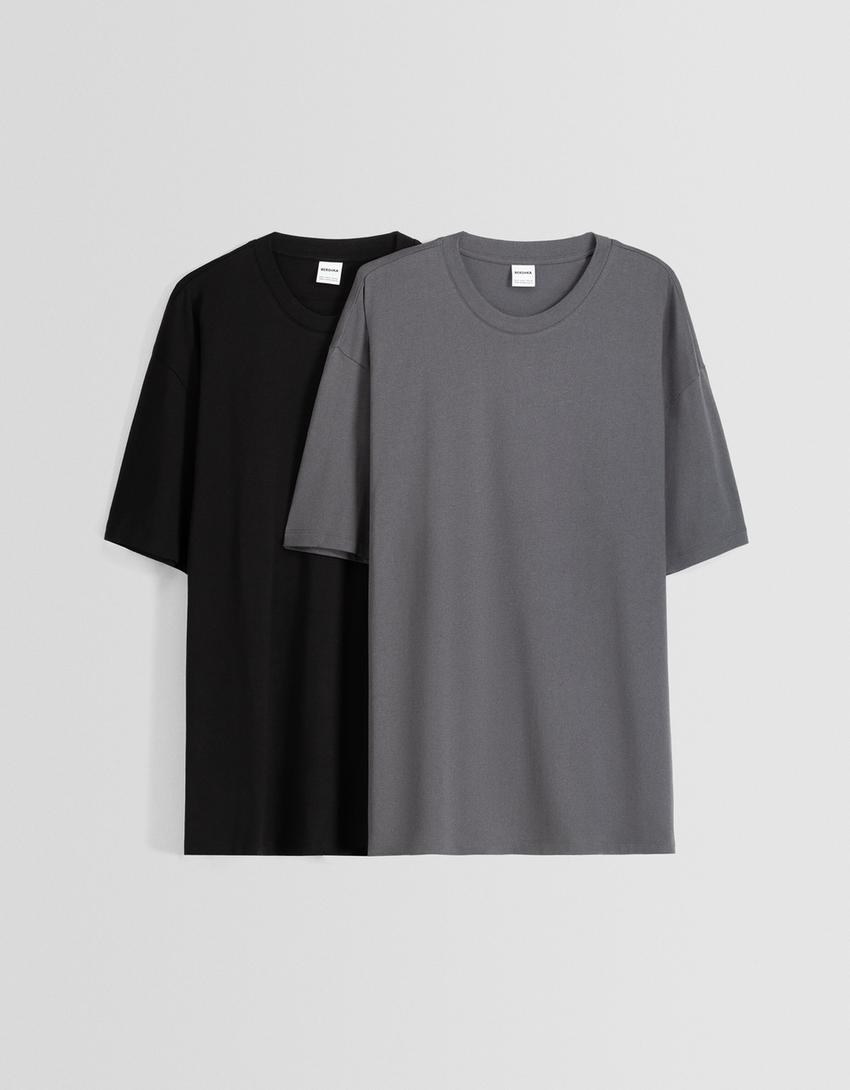 Pack 2 t-shirts boxy fit-Multicolor-6