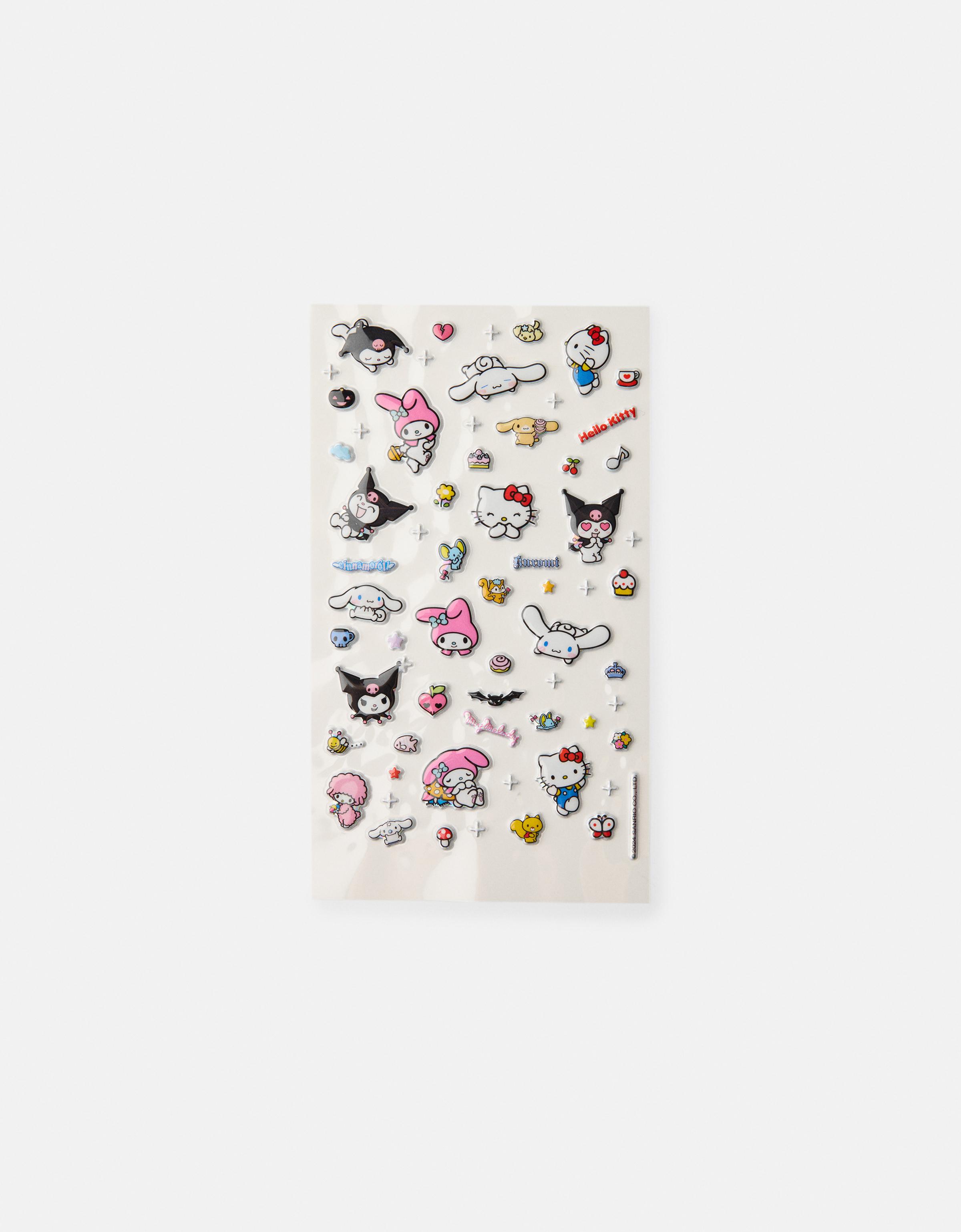 Bershka Sticker Hello Kitty And Friends Damen Violett