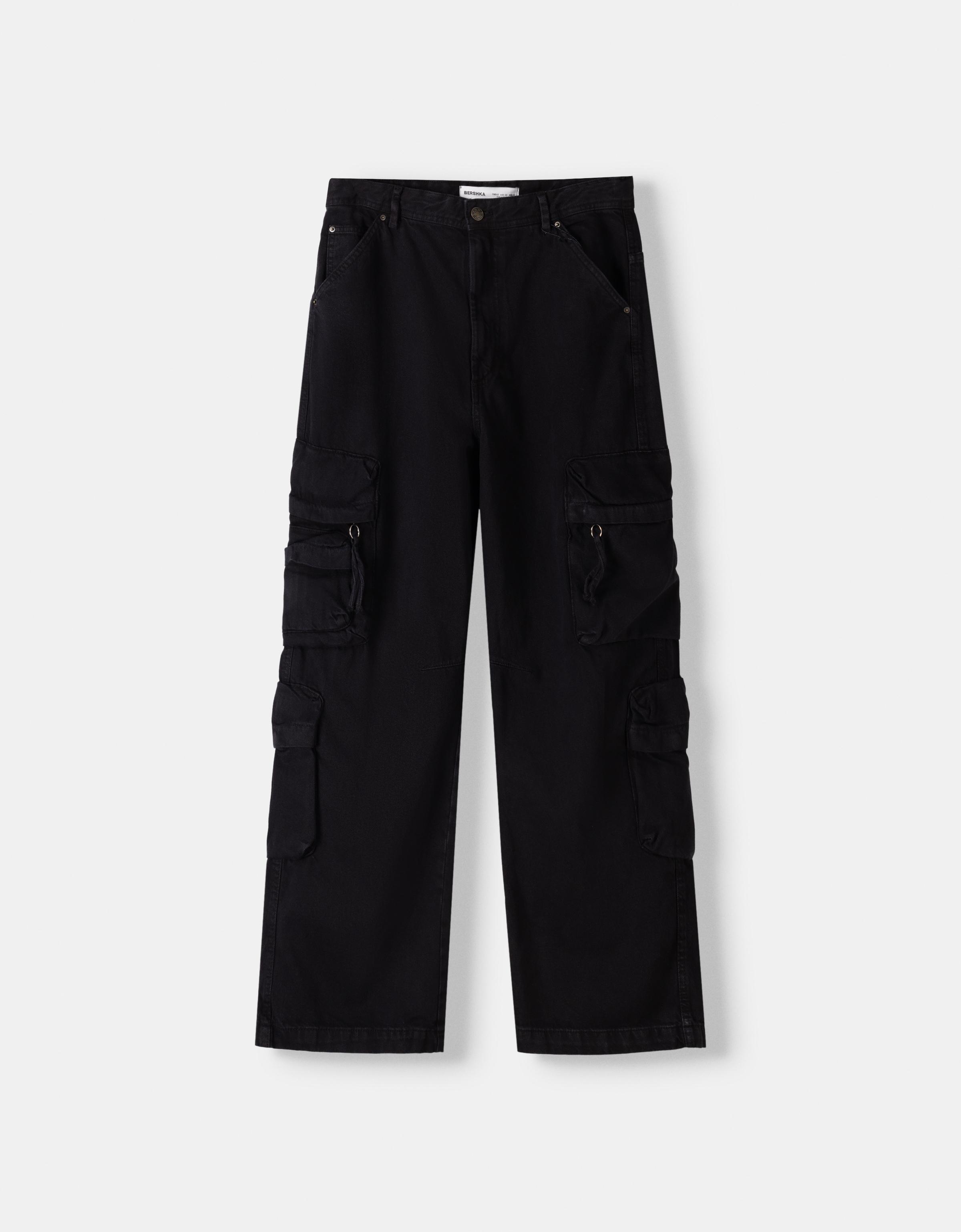 Pantalon reflectante hombre bershka fashion