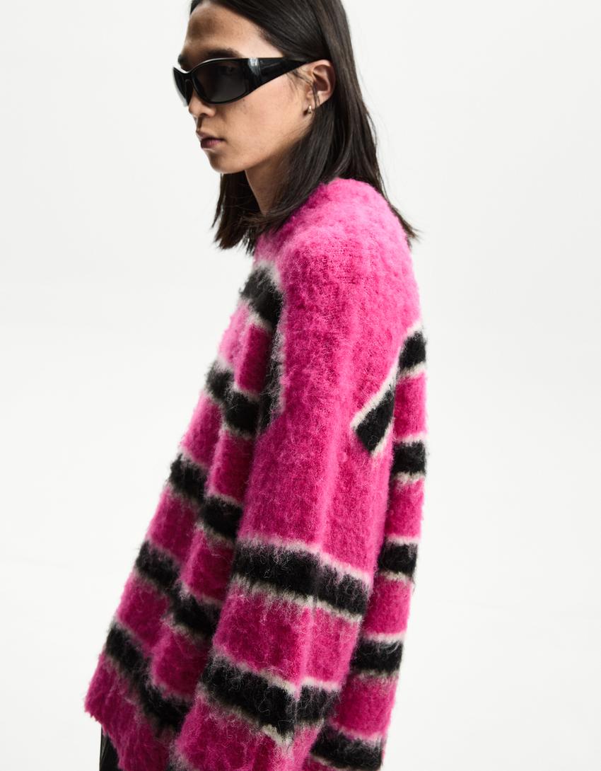 Jersey boxy rayas-Rosa-2