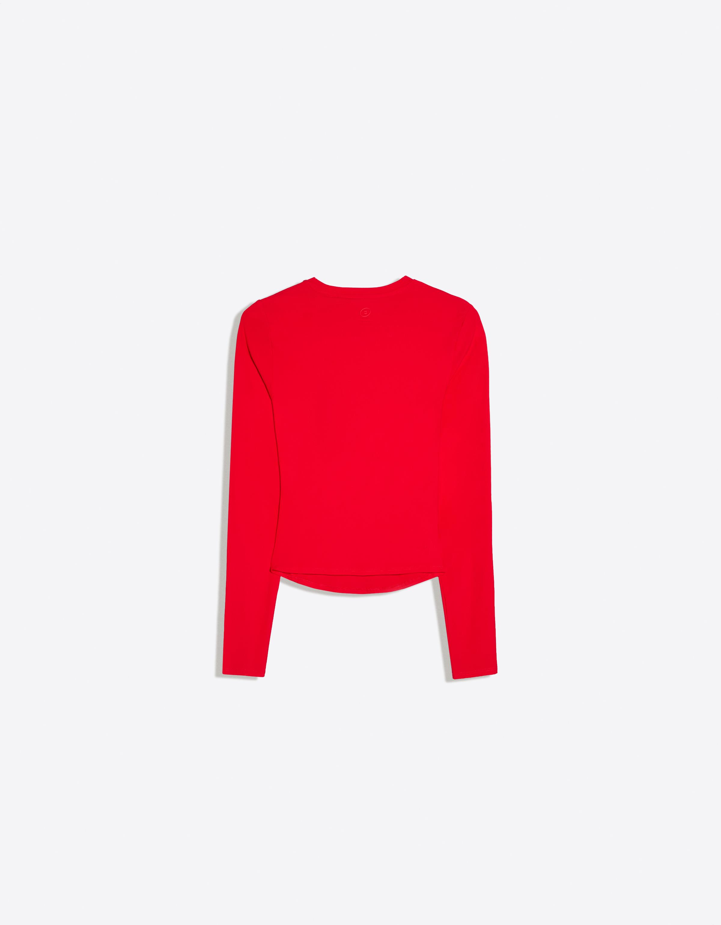 Technical long sleeve breathable & quick-dry T-shirt — Red