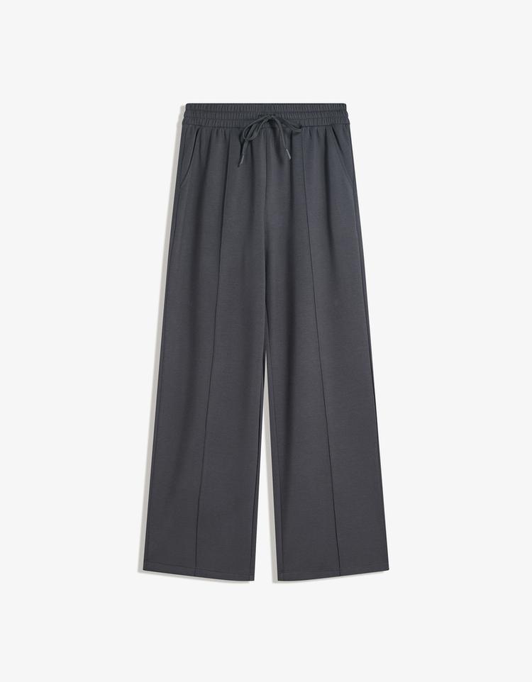 Soft touch wide-leg trousers