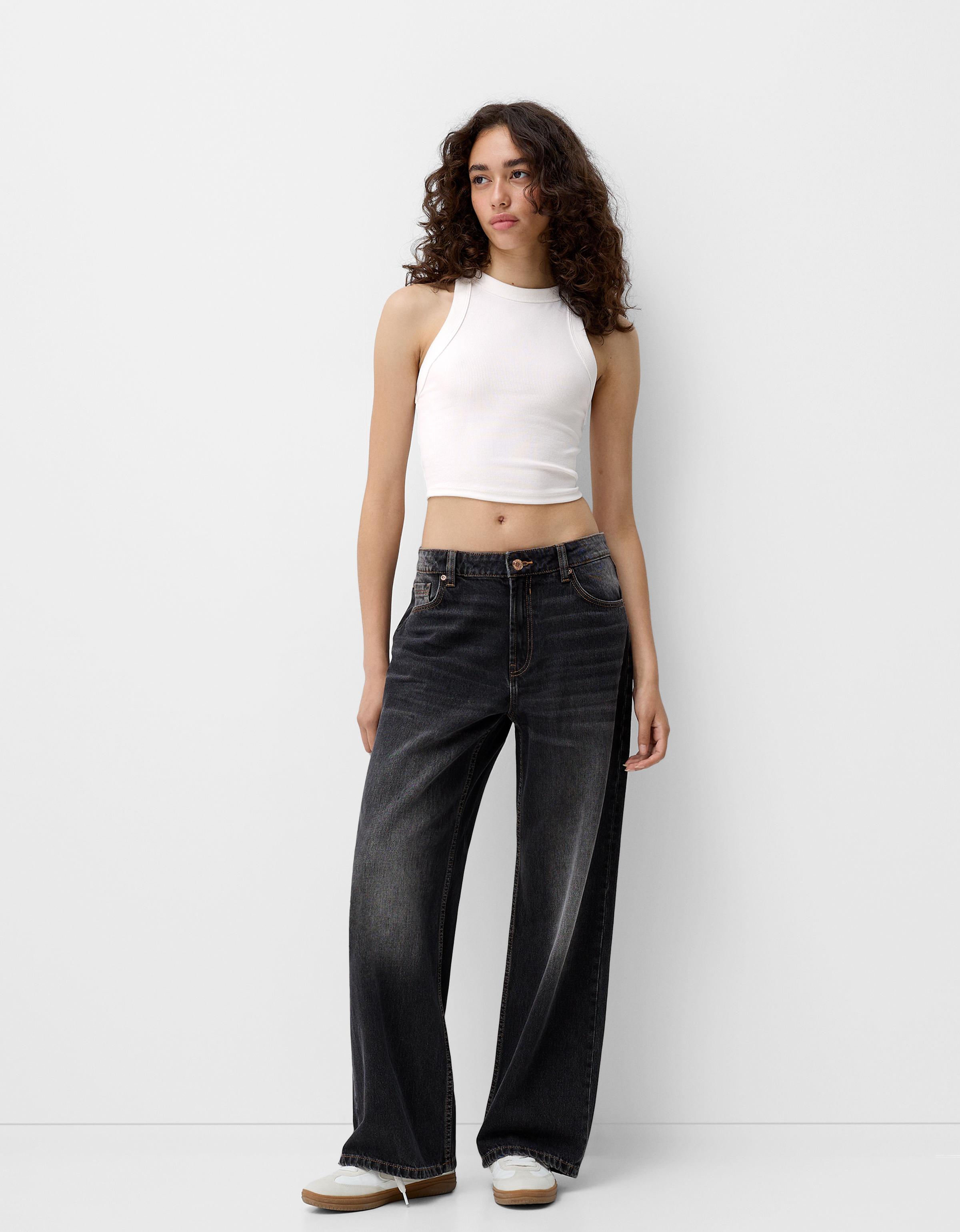 Bershka baggy jeans fashion