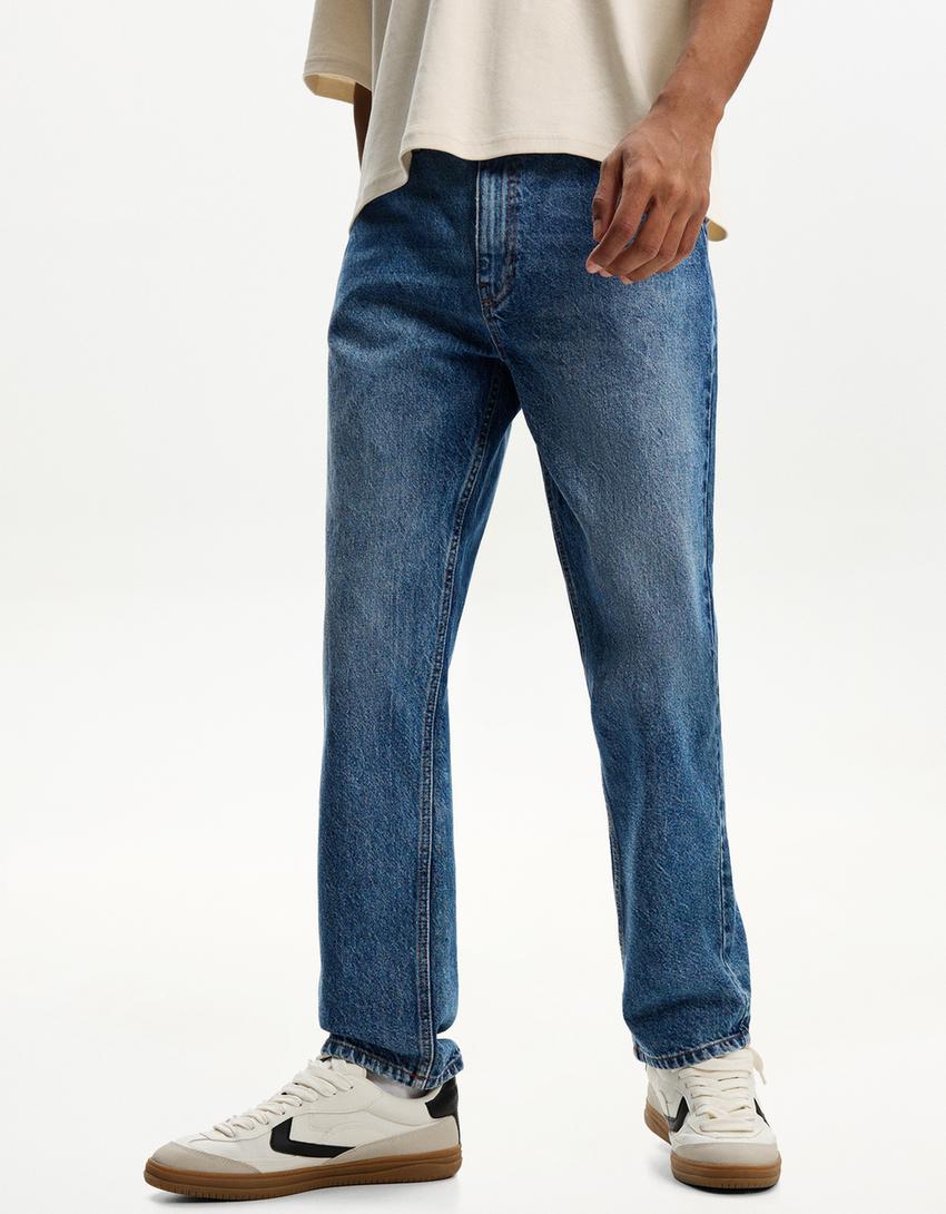 Jeans straight-Azul-2