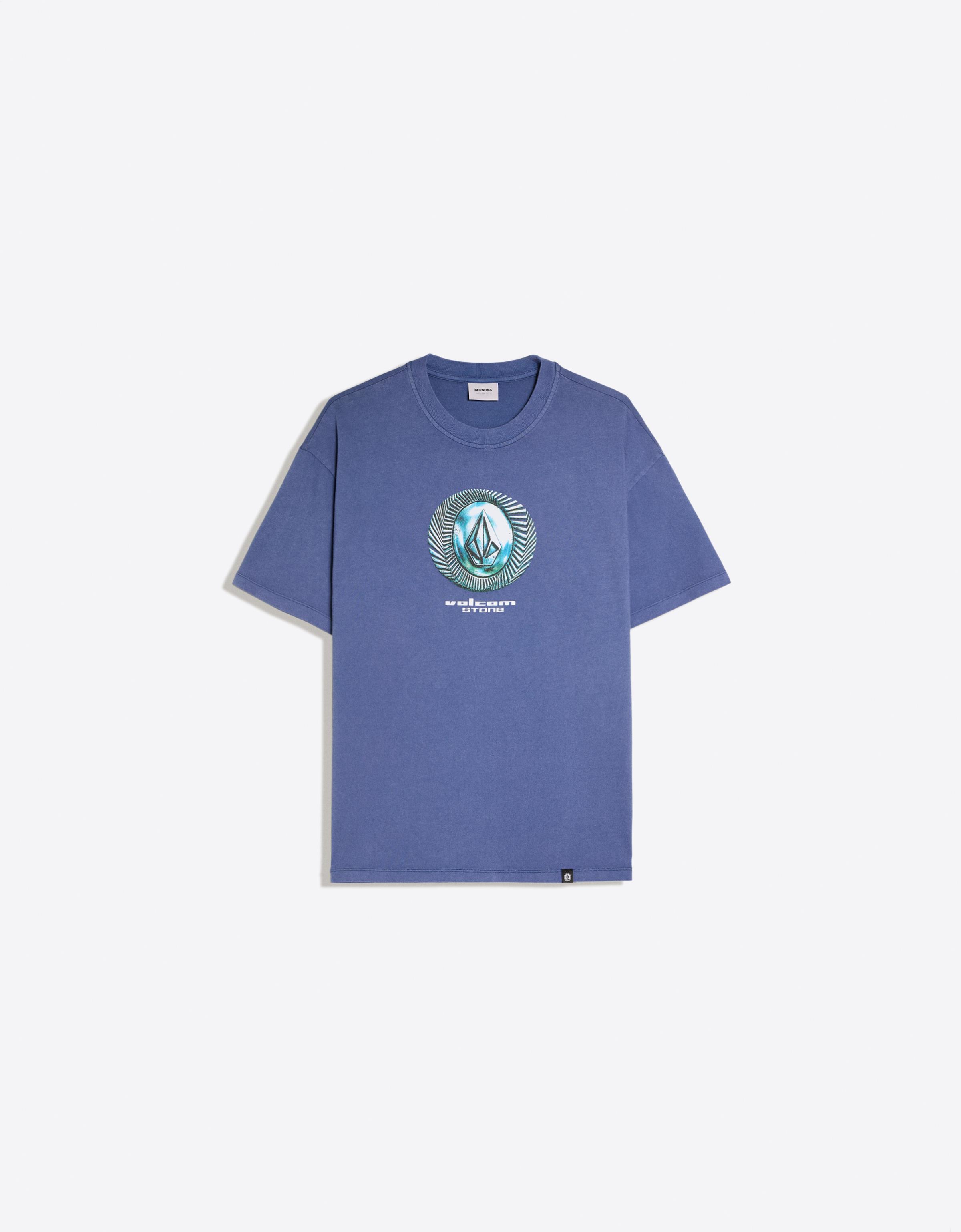 VOLCOM relaxed fit T-shirt — Light blue