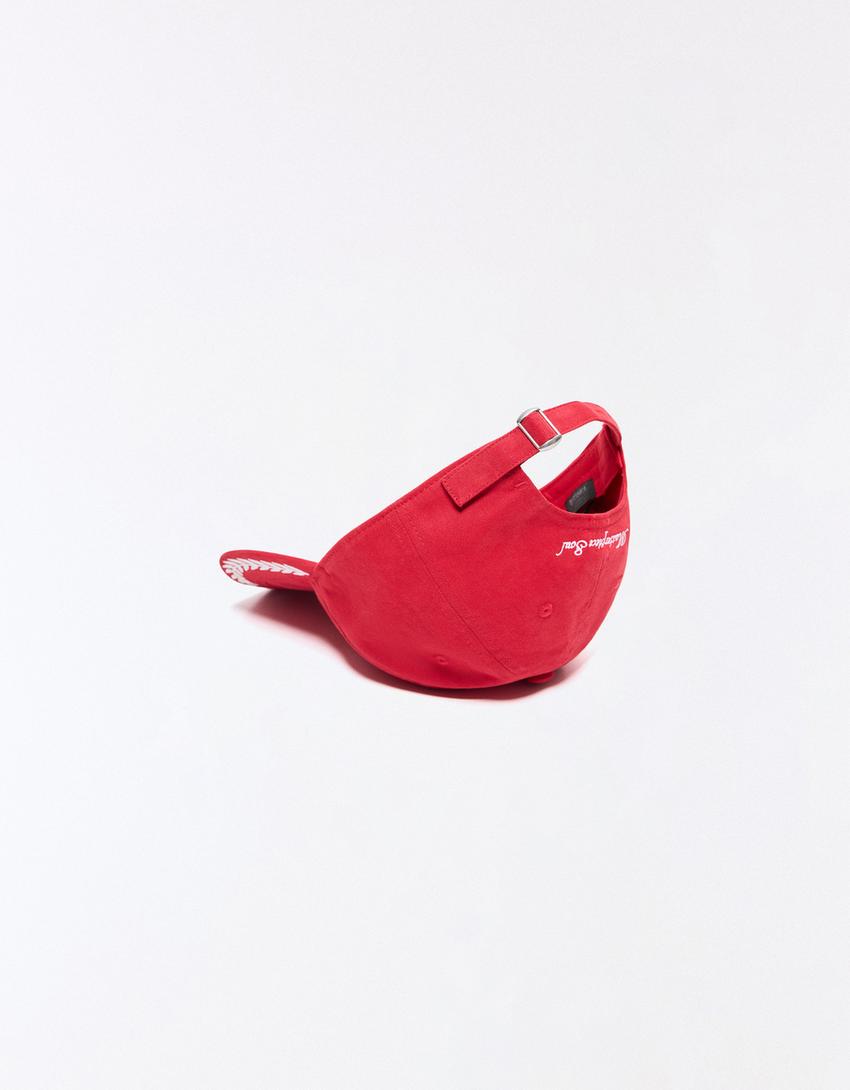 Gorra bordada-Rojo