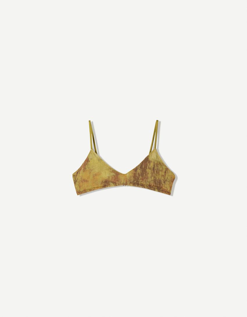 Mesh bikini top-Green-3