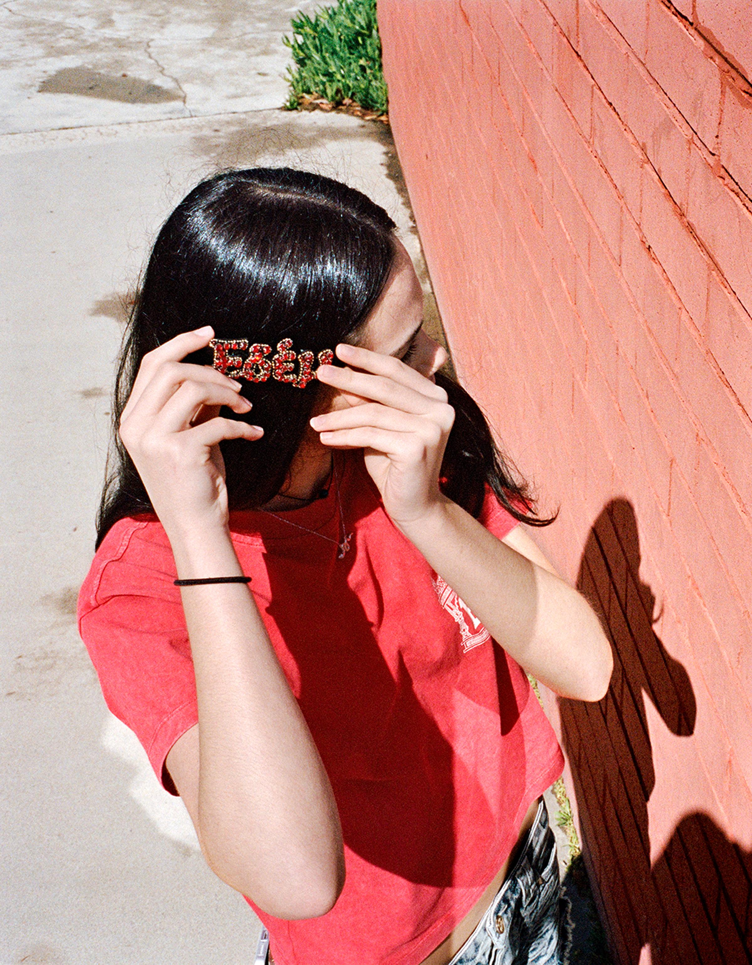Regular fit T-shirt ARIES x BERSHKA — Red