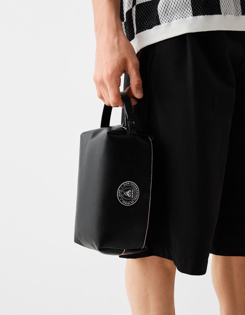 Sac pochette Inter Miami CF similicuir-Noir-1