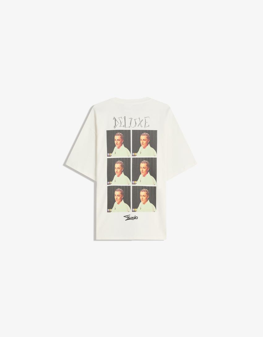 Camiseta Trueno manga corta-Blanco