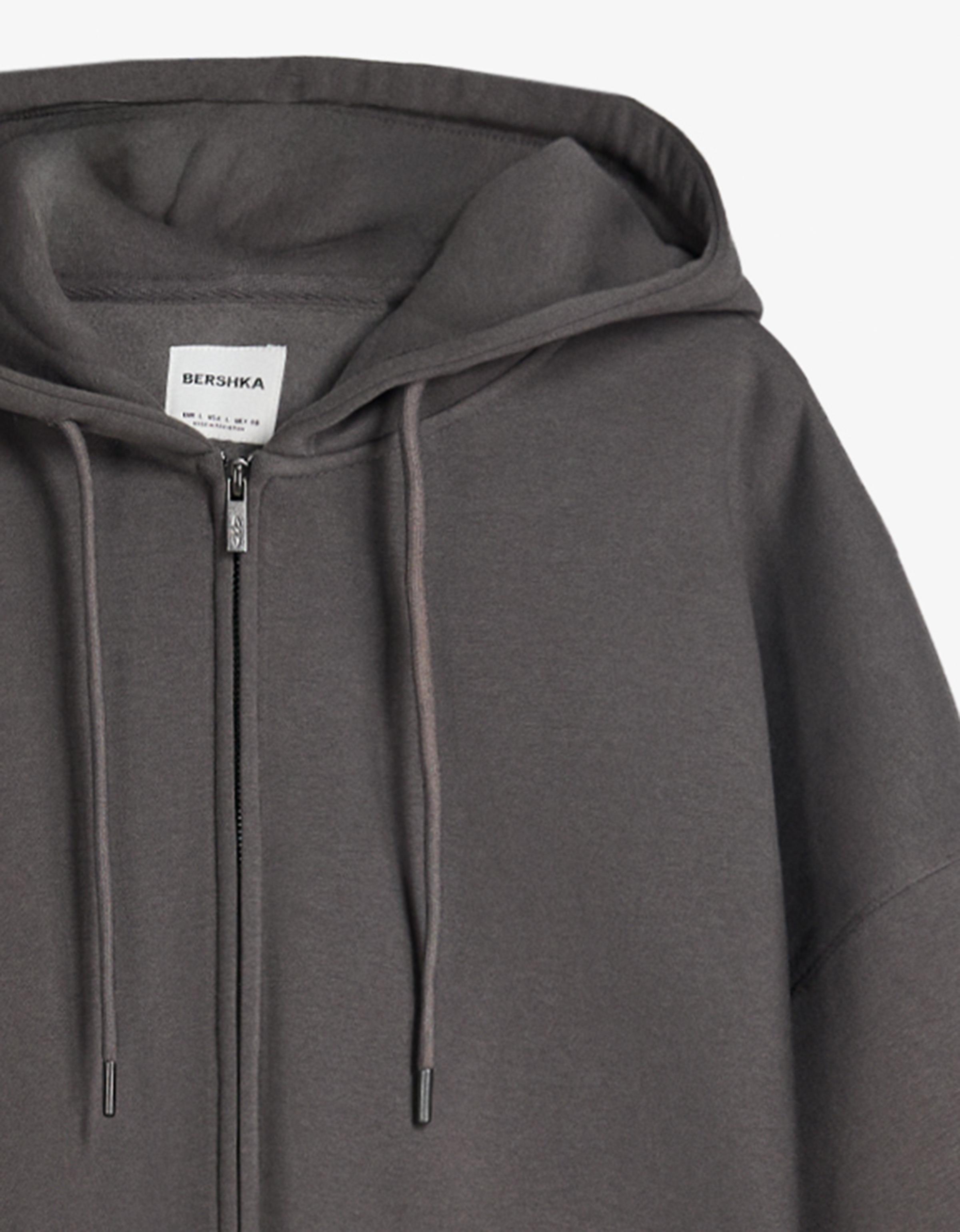 Fermuarlı kapüşonlu sweatshirt - Görsel 16