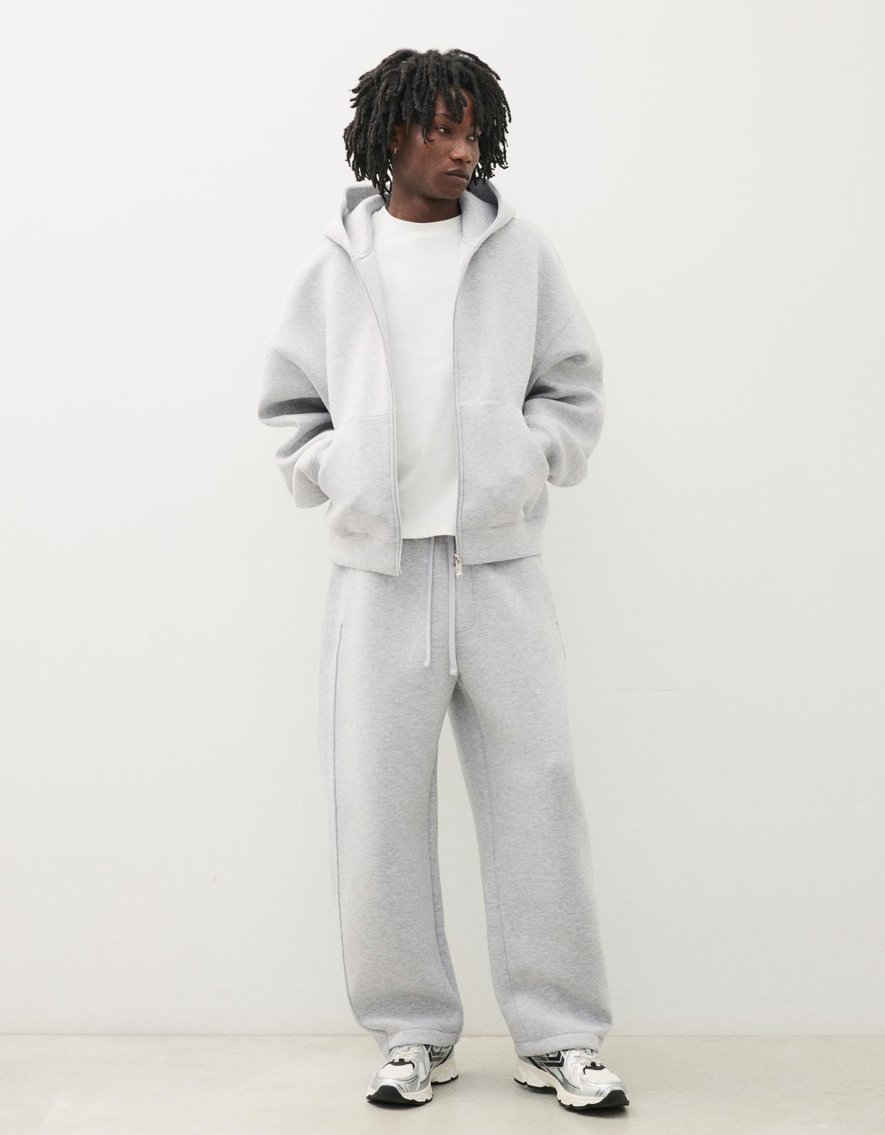 Technical balloon trousers — Grey