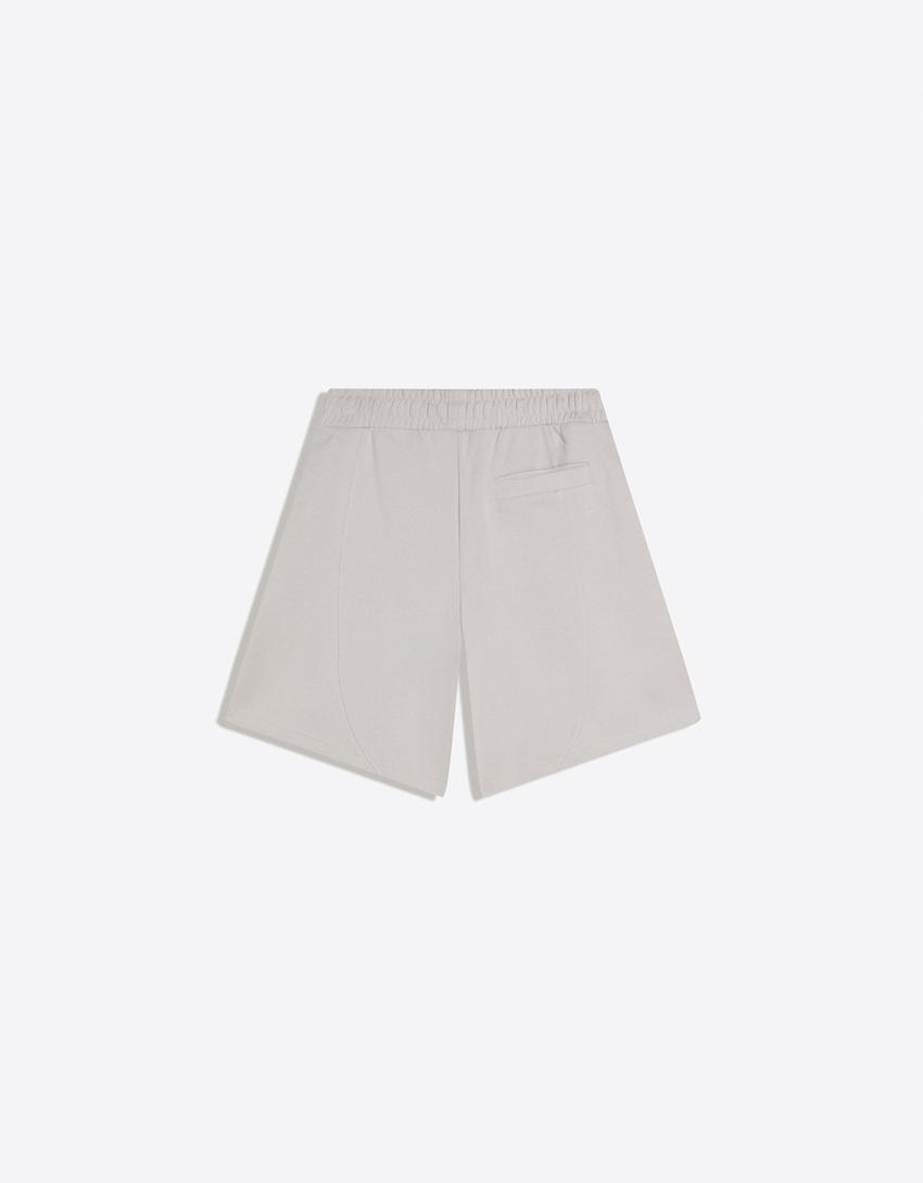 Interlock Bermuda shorts-Grey