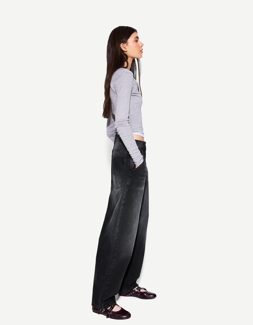 Skater jeans-Black-1