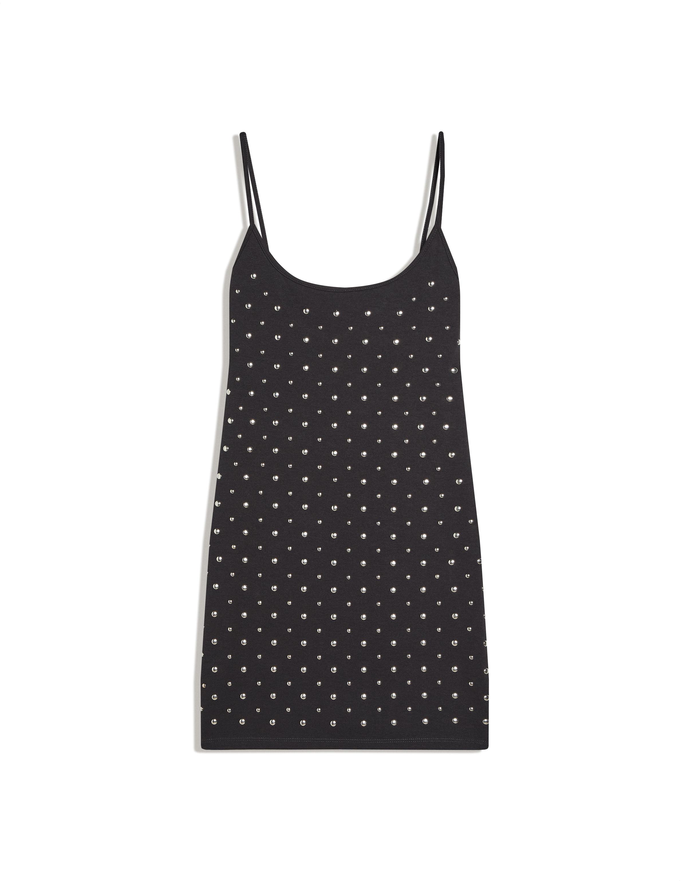 Zımbalı mini elbise - Görsel 6