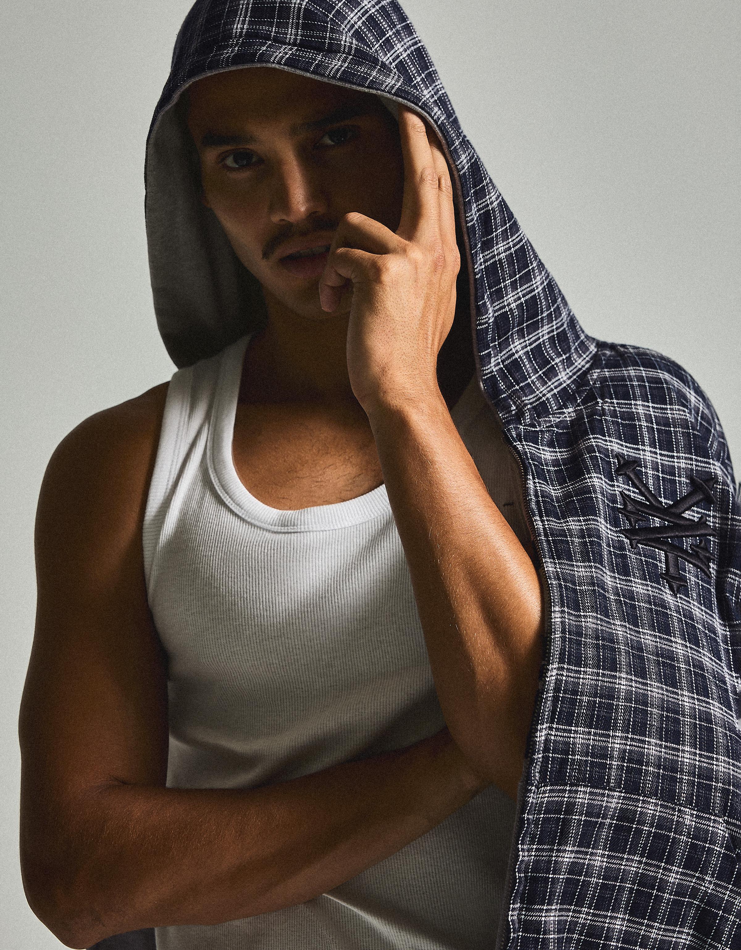 ZOO YORK X BERSHKA reversible hoodie — Grey