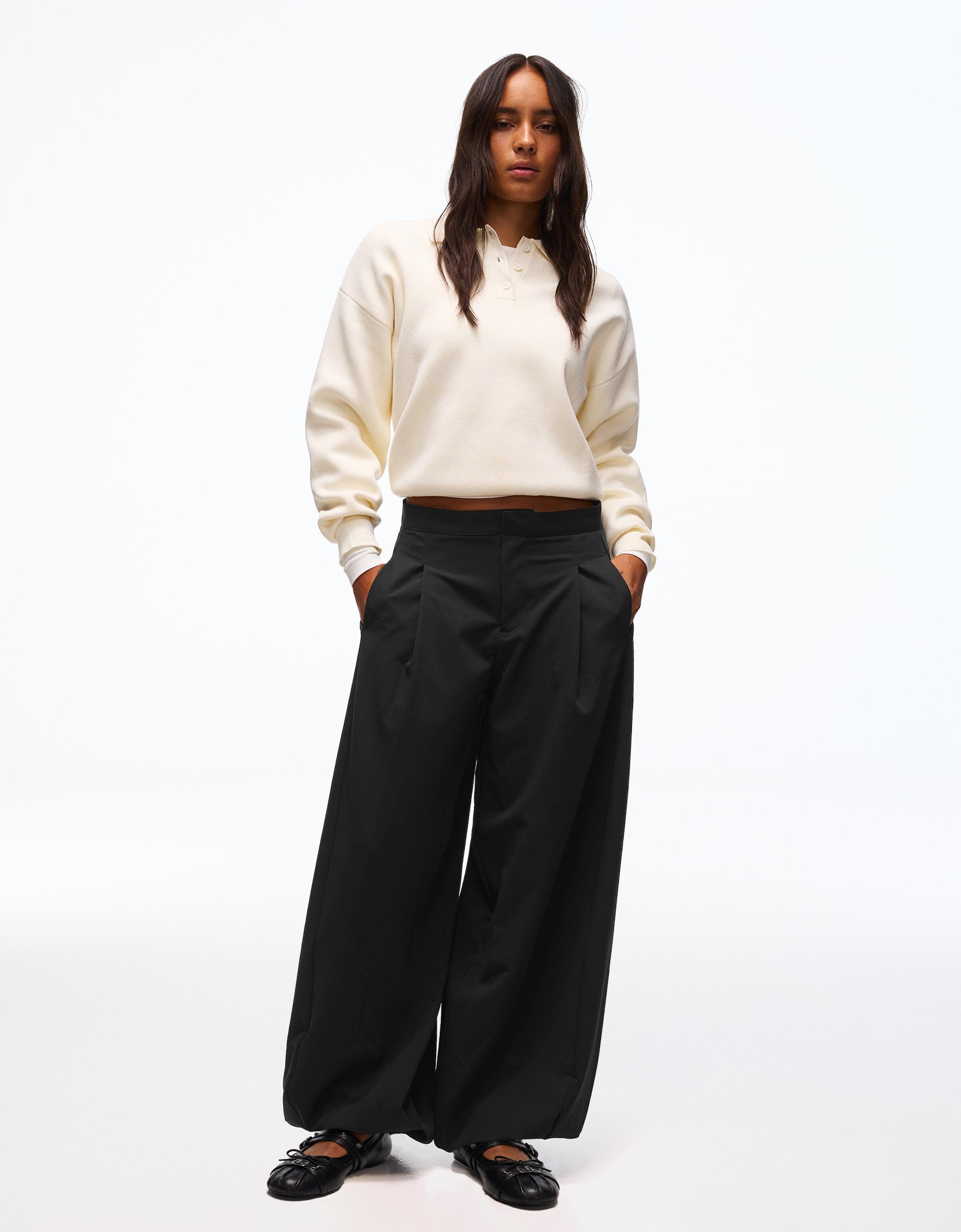 Checked bloomers — Black
