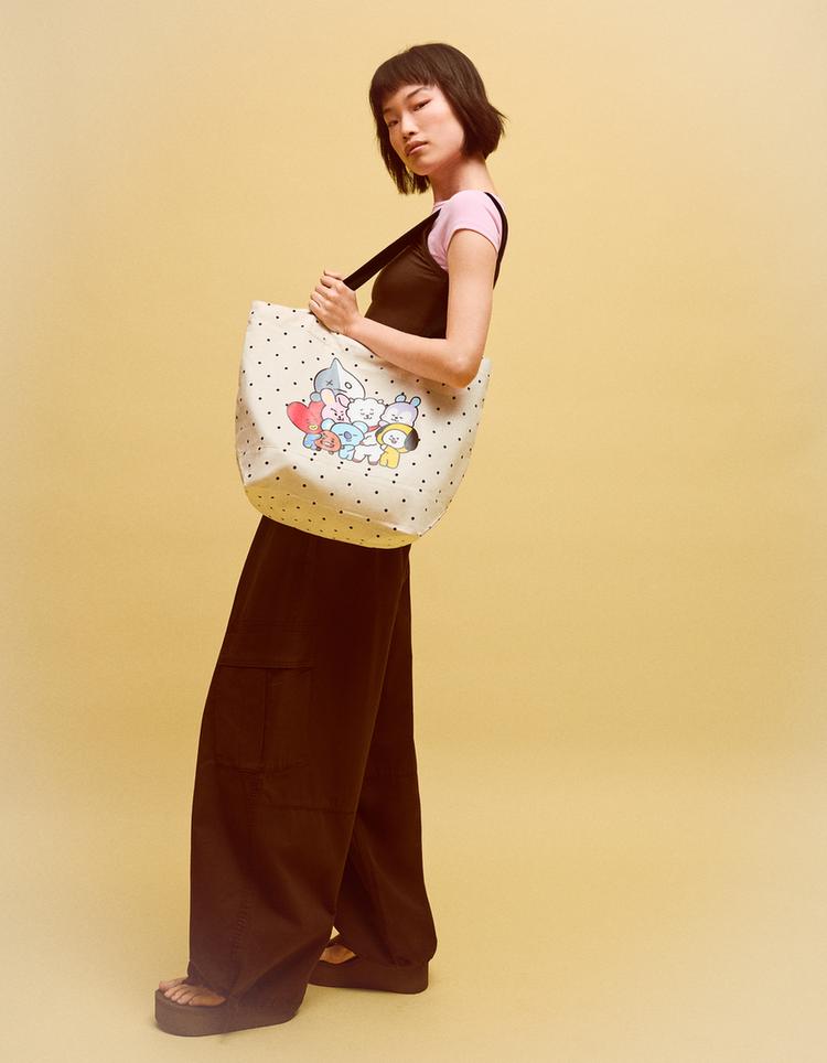 BT21 tote bag — Cream
