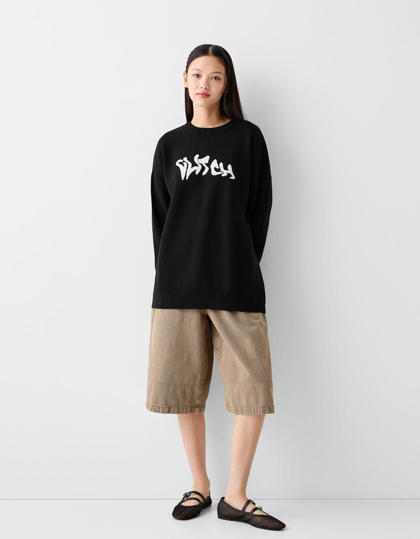 Pull texte-Noir-3
