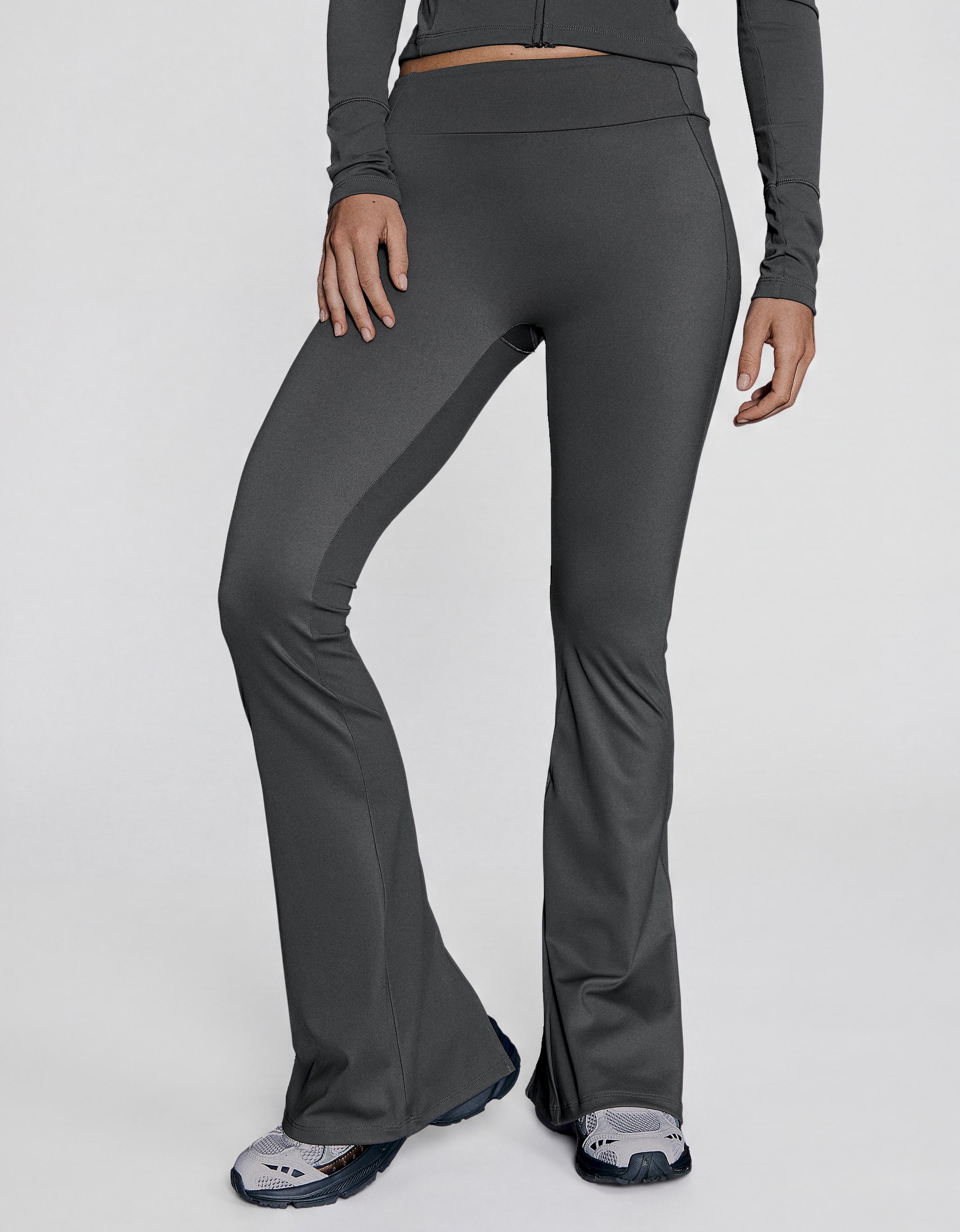 Breathable & Quick Dry flared technical trousers — Graphite
