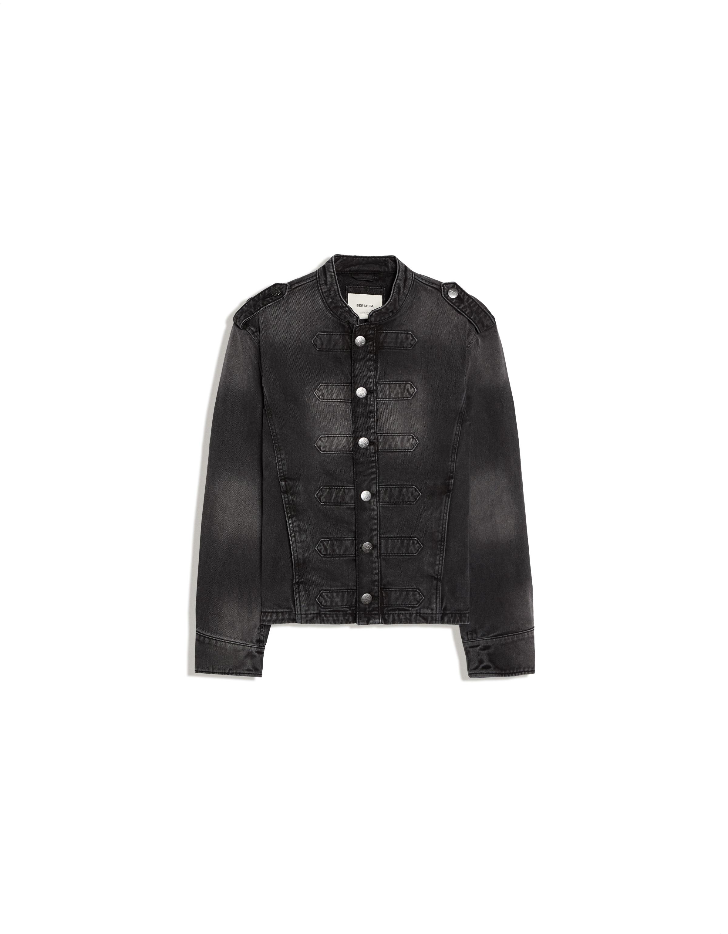 Button-up jacket — Black