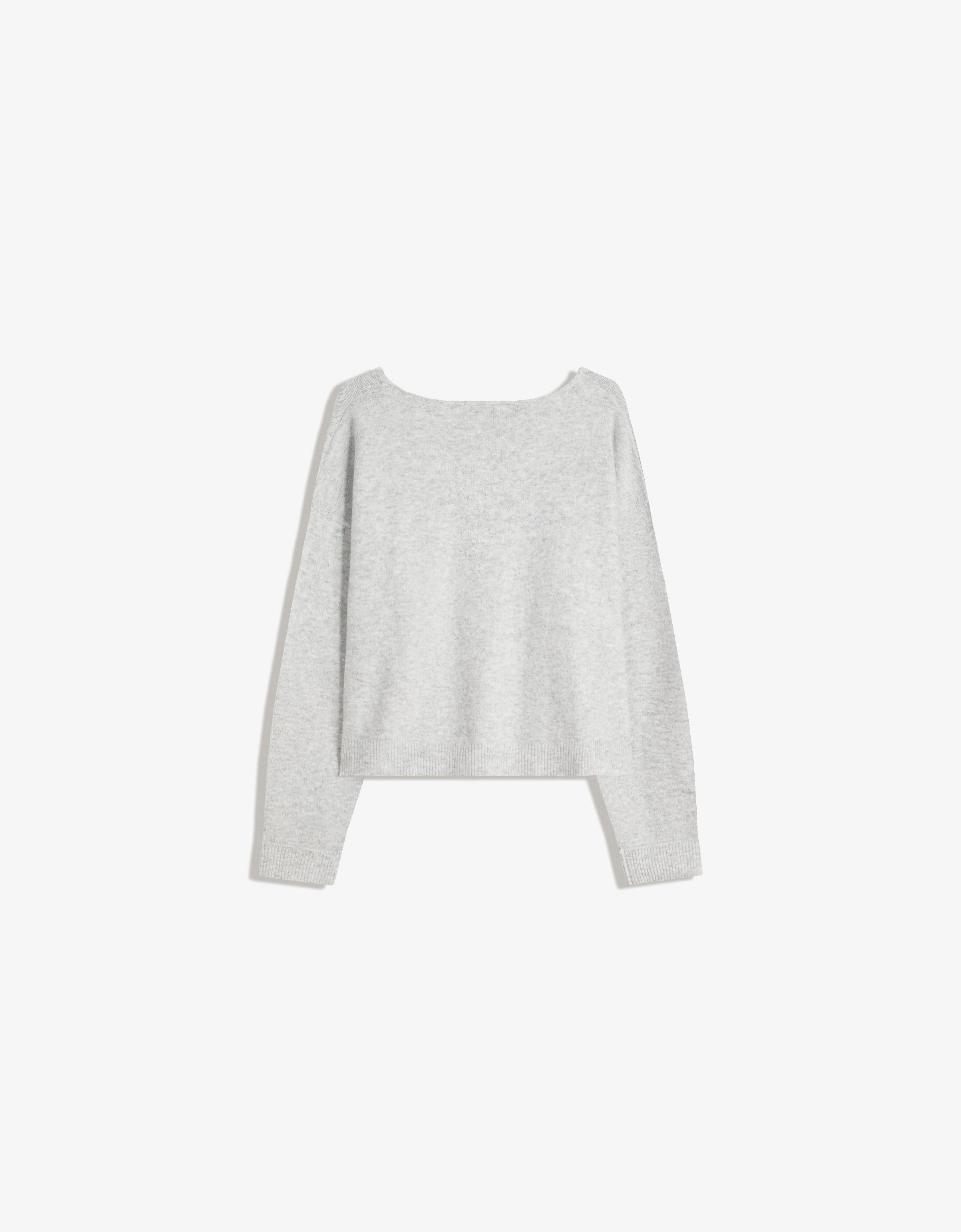 V yaka yumuşak dokulu kazak - Görsel 10