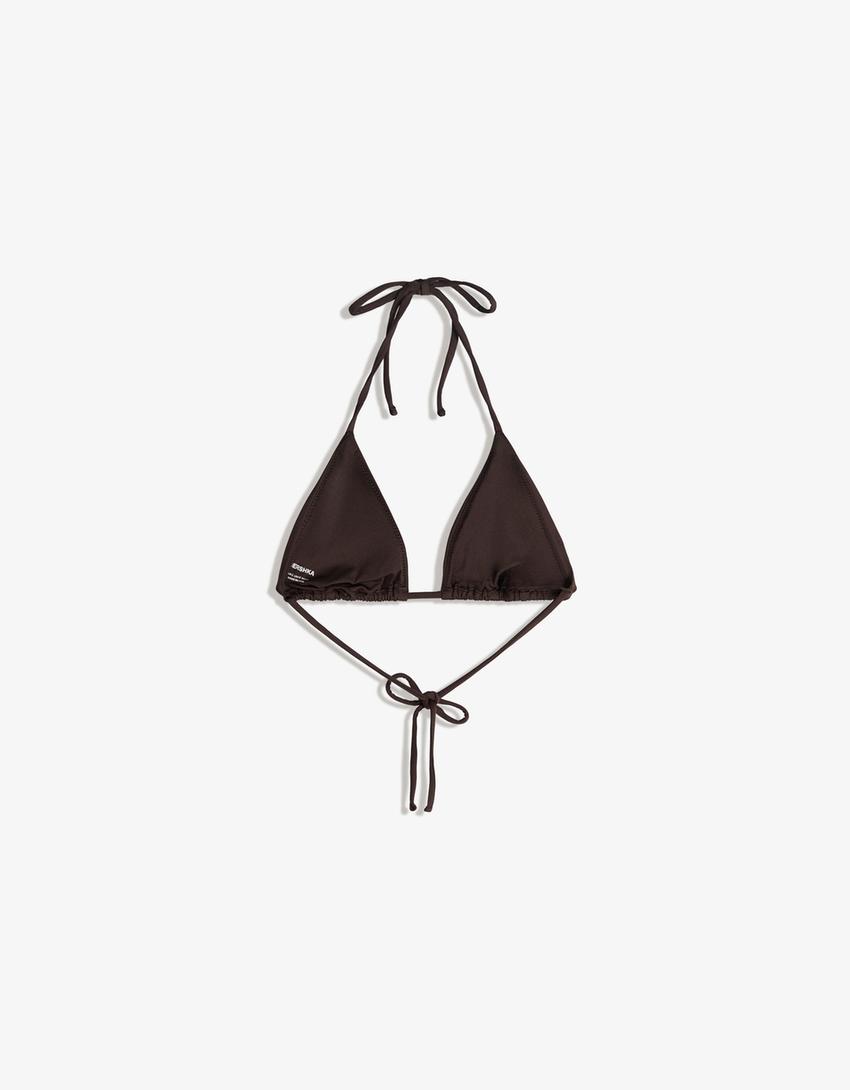 Top bikini lazada-Marrón