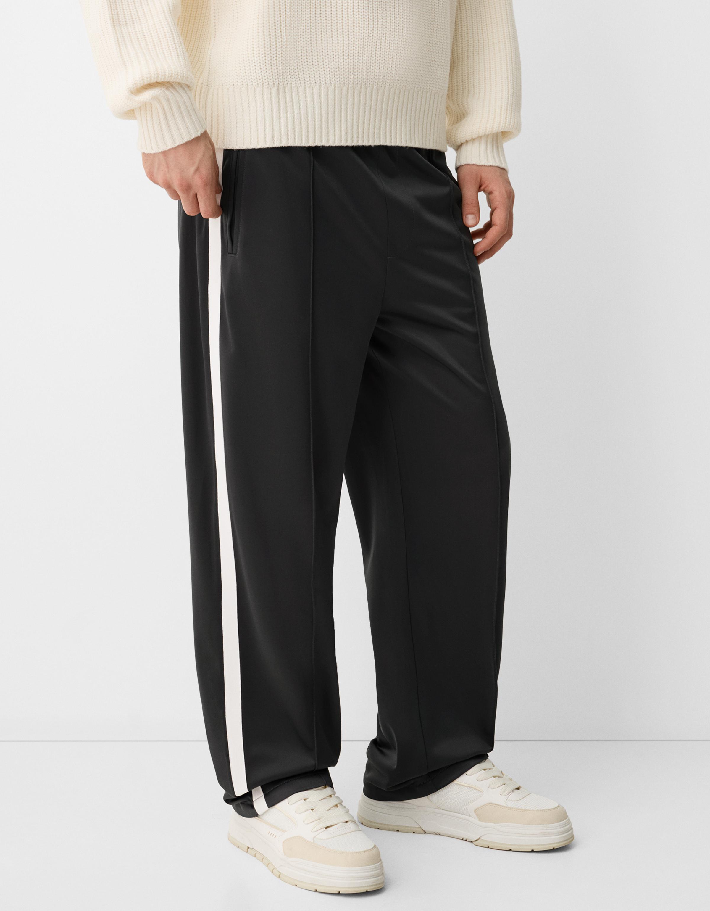 Bershka Hose Im Straight Fit Herren Xs Grün