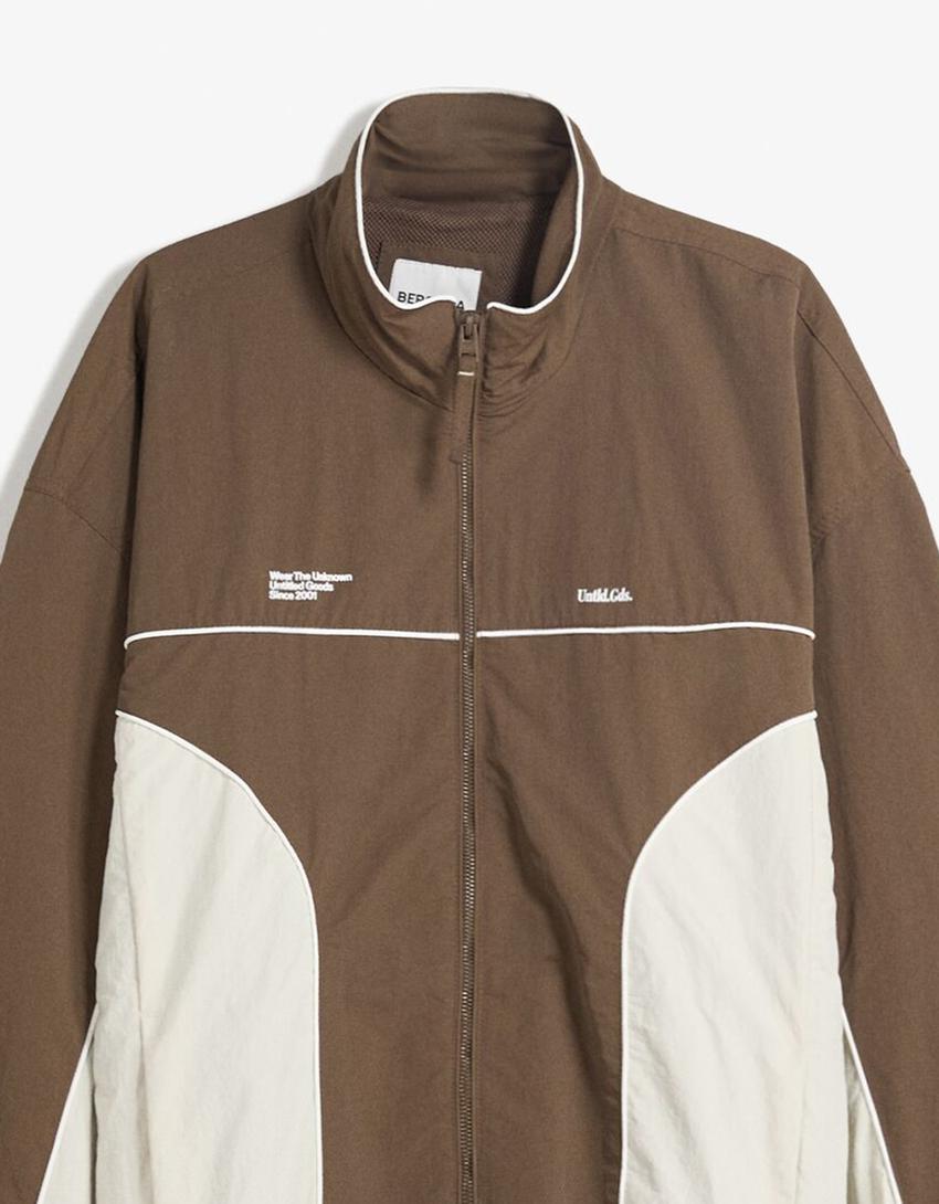 Technical sports jacket-Brown