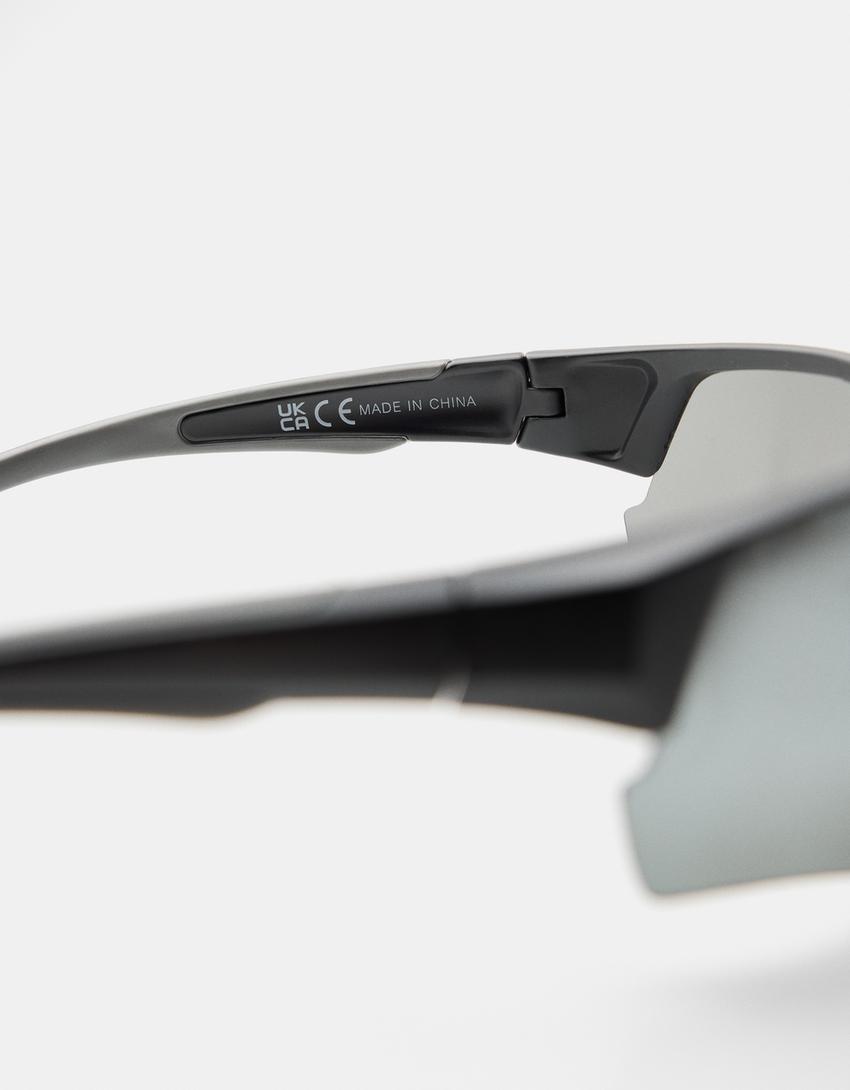 Lunettes de soleil sportives-Noir-5