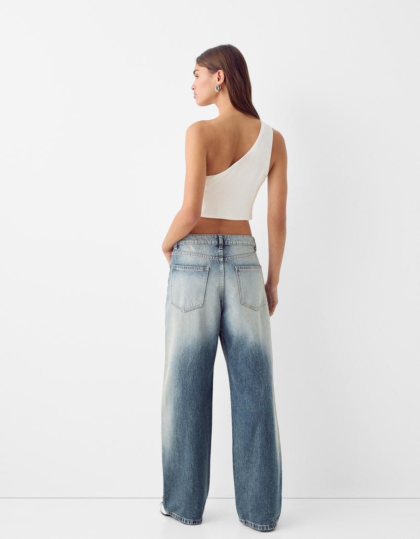 Gilet sans manches lin mélangé-Blanc cassé-1