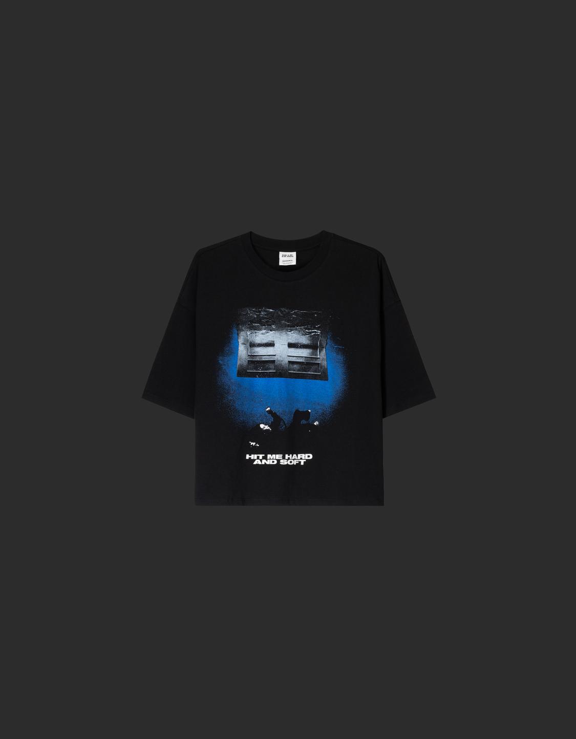 Short sleeve Billie Eilish print T-shirt