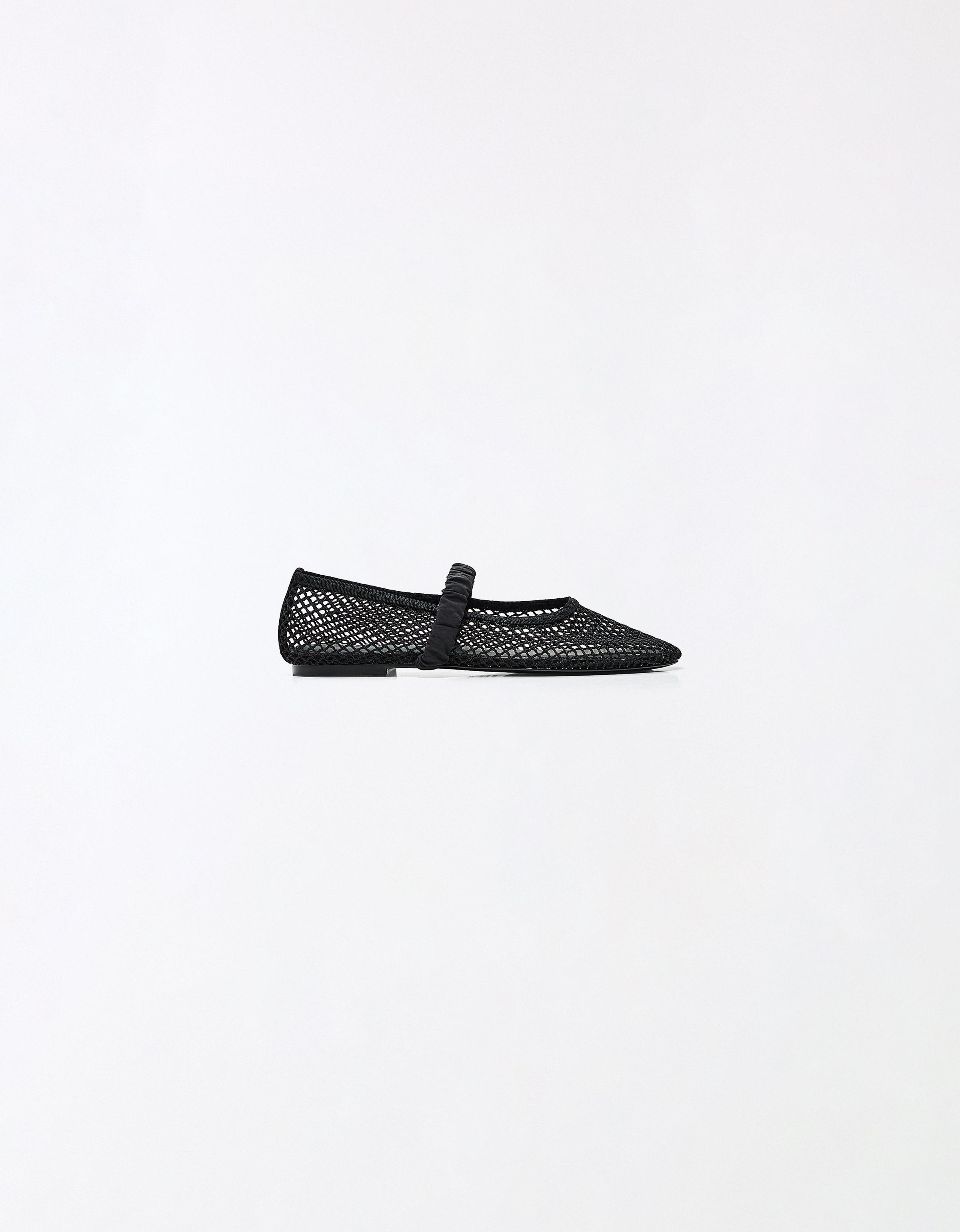 MESH BALLERINAS — BLACK