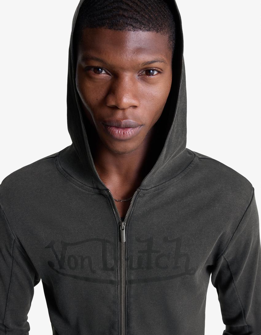 Sweat Von Dutch zippé-Gris