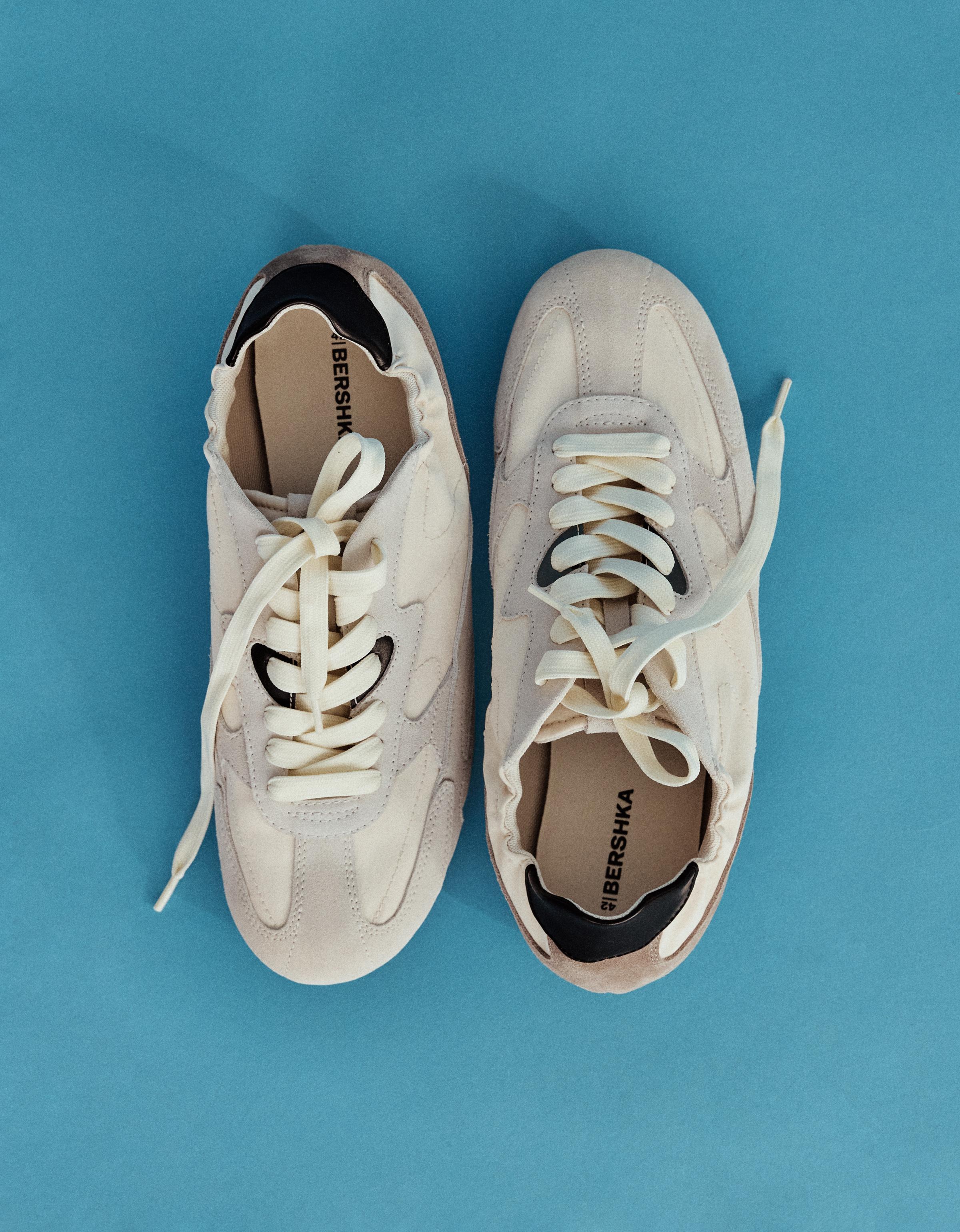SLIM RETRO STYLE TRAINERS — Multicolored