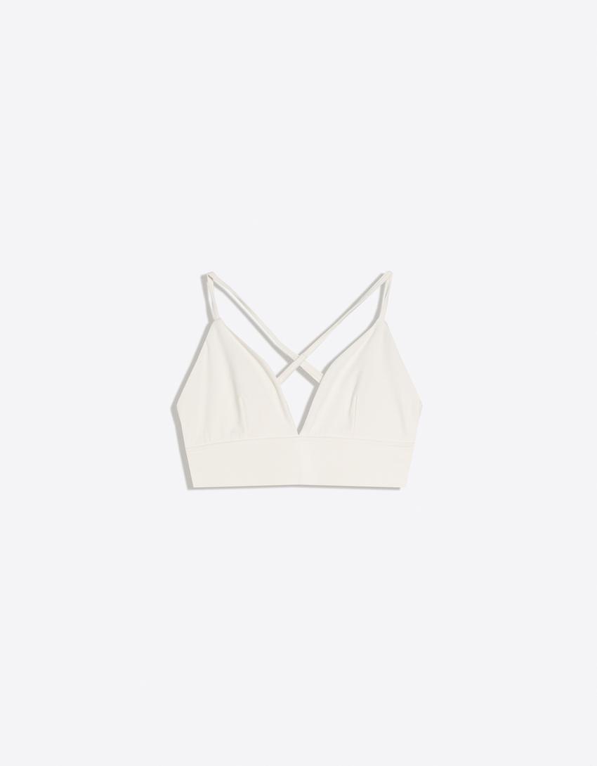 Technical bra strappy top-Oats