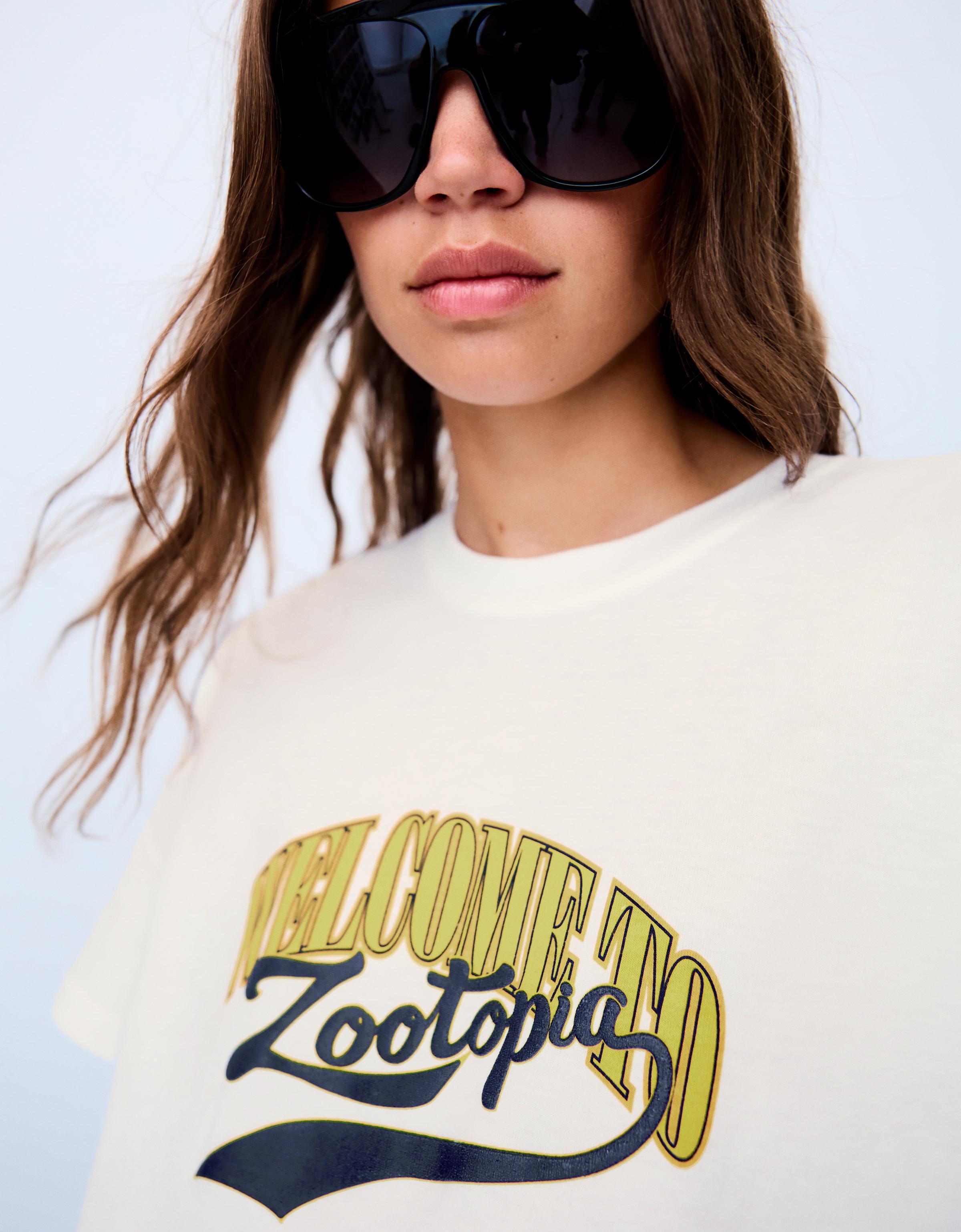 Oversize Zootropolis T-shirt — Off white