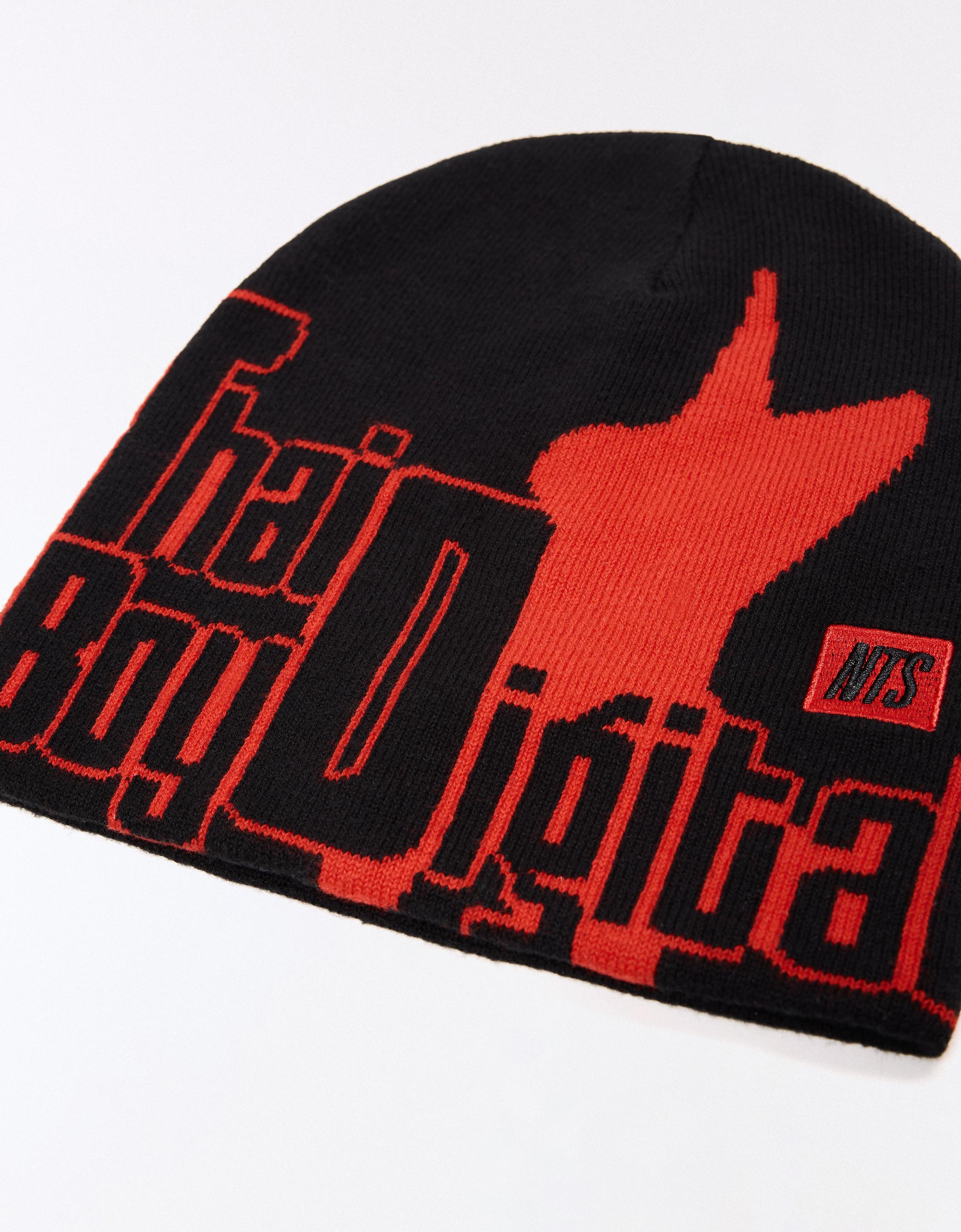 Knit beanie NTS X THAIBOY DIGITAL — Black