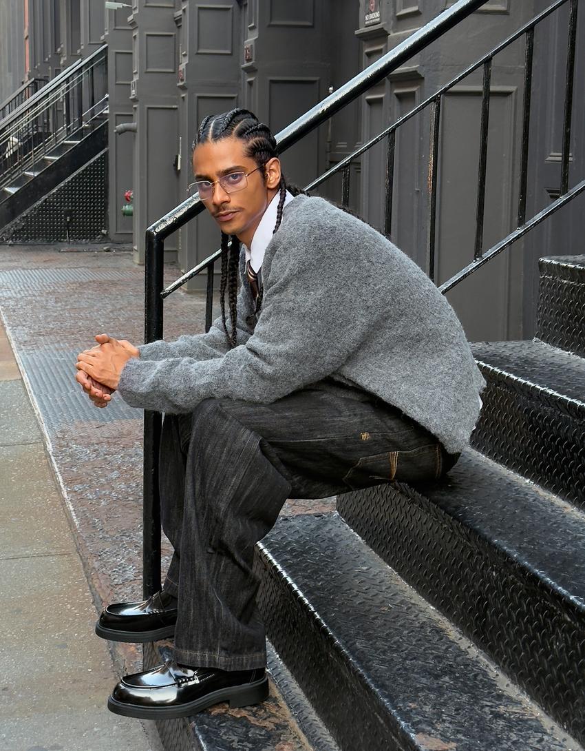 Jean super baggy-Noir