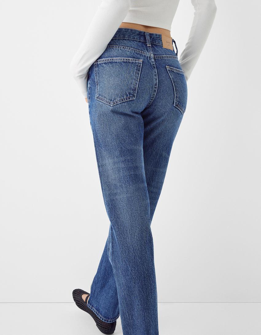 Jean straight-Bleu-2