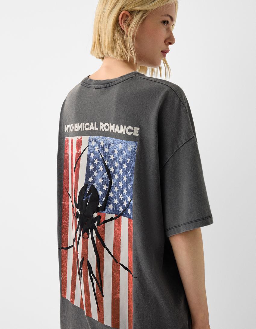 My Chemical Romance short sleeve T-shirt-Grey-2