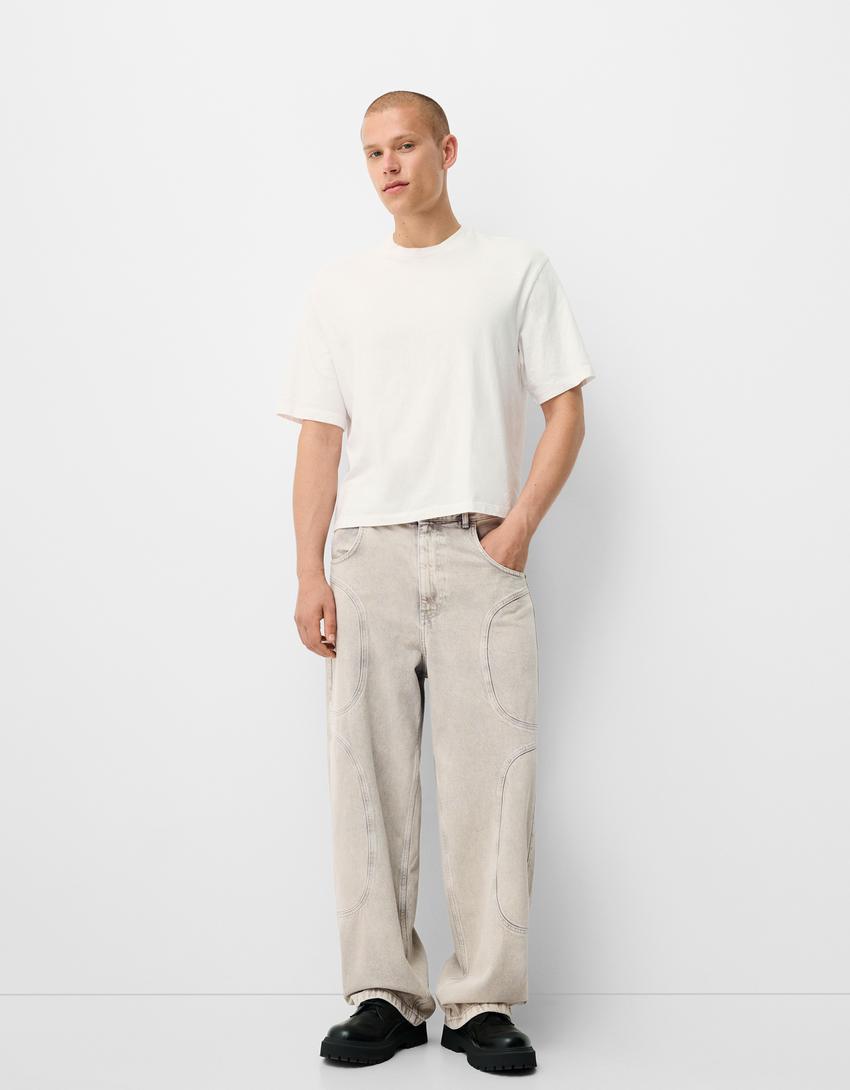 Baggy Cargo Pants Cargo Homme Bershka Short Cargo Bershka Homme