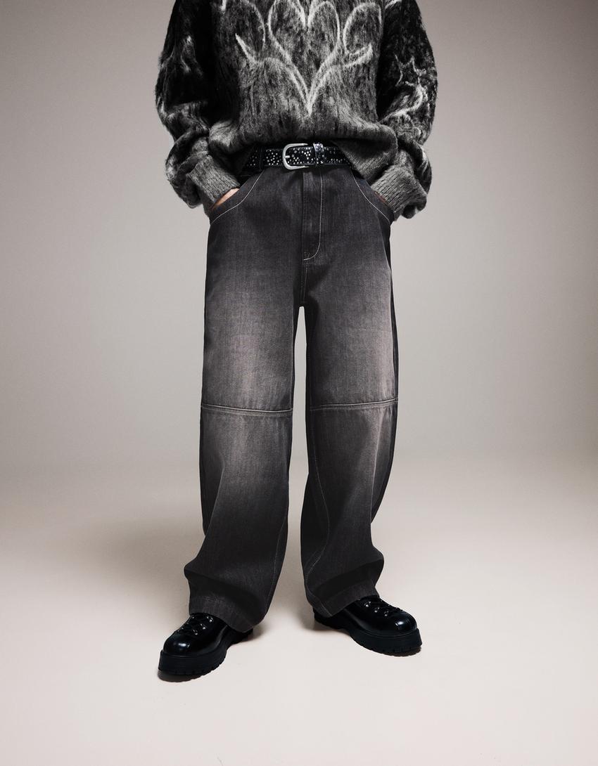 Super baggy jeans-Black