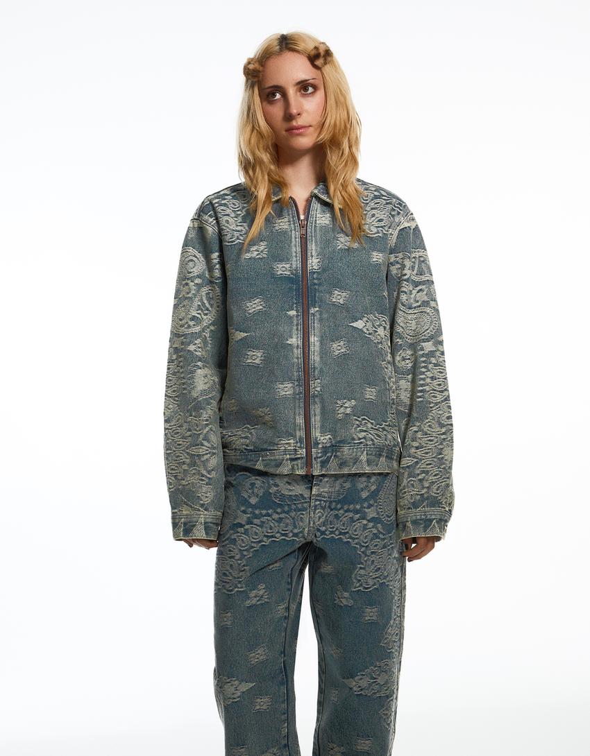 Denim jacket ARIES X BERSHKA-Light blue