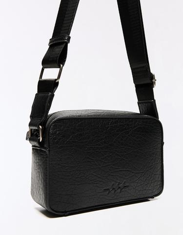 Embossed star crossbody bag — Black 3