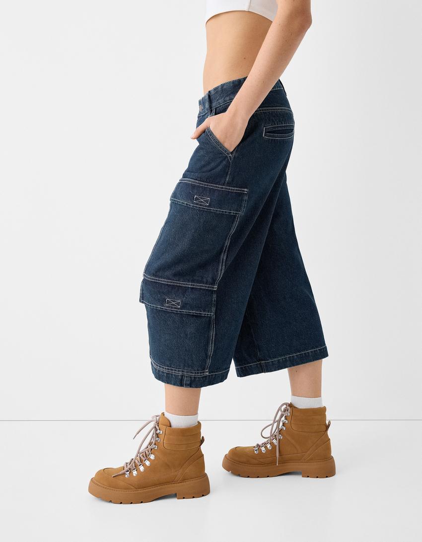 شورت كارغو-أزرق-3