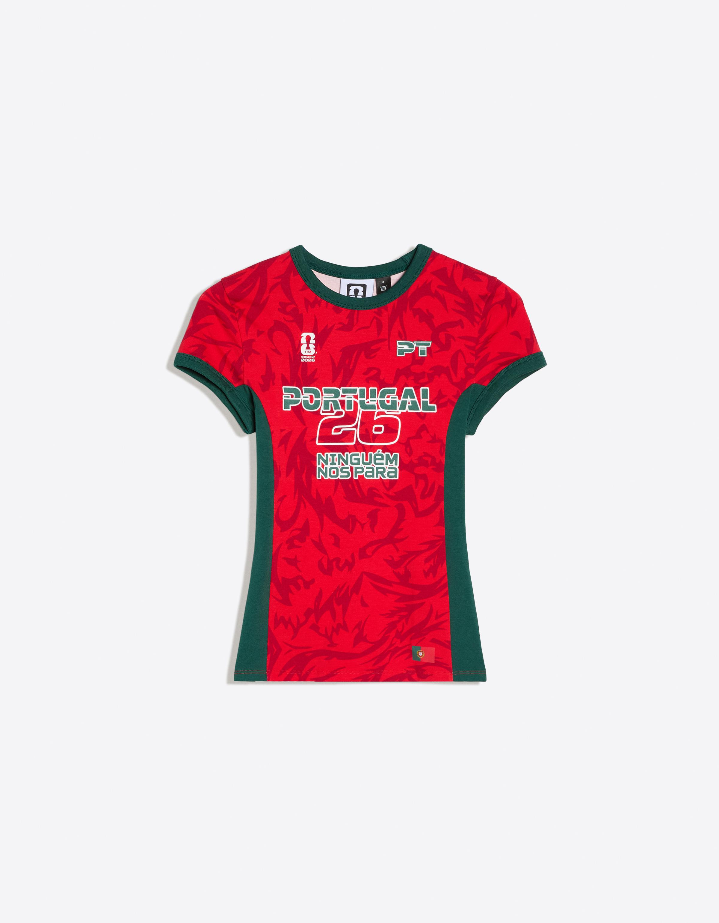 Portugal FIFA WORLD CUP™ round neck T-shirt — Red