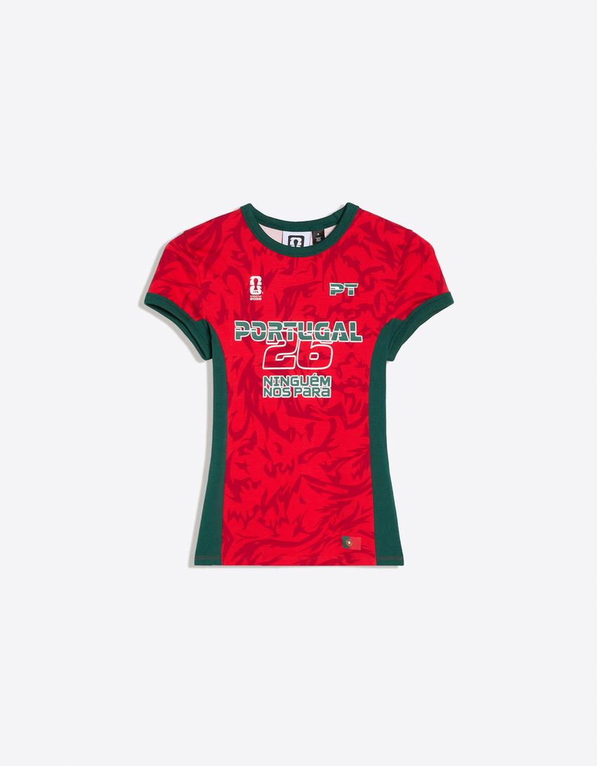 Portugal FIFA WORLD CUP™ crew neck T-shirt-Red